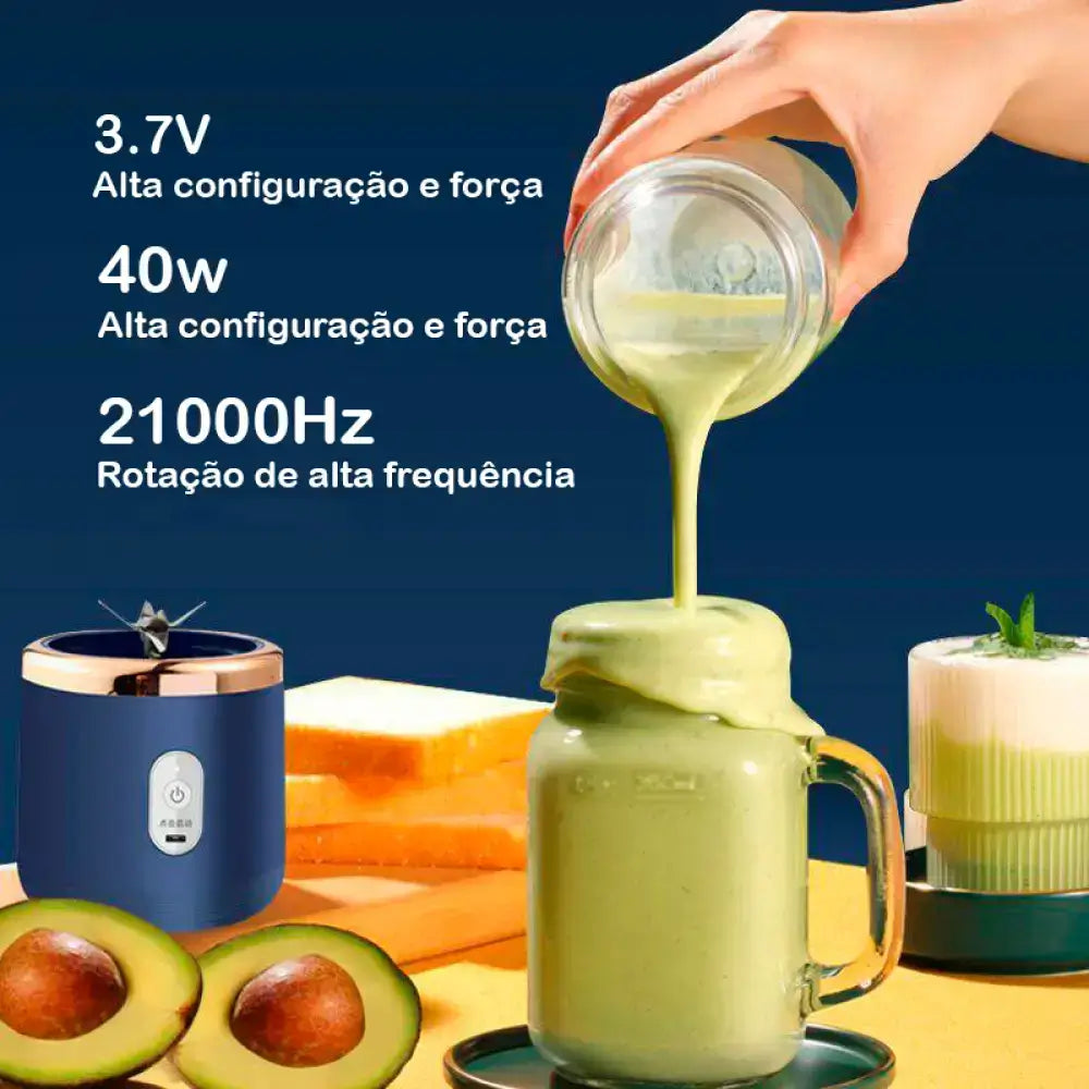 BlendGo - Mini Liquidificador Potátil