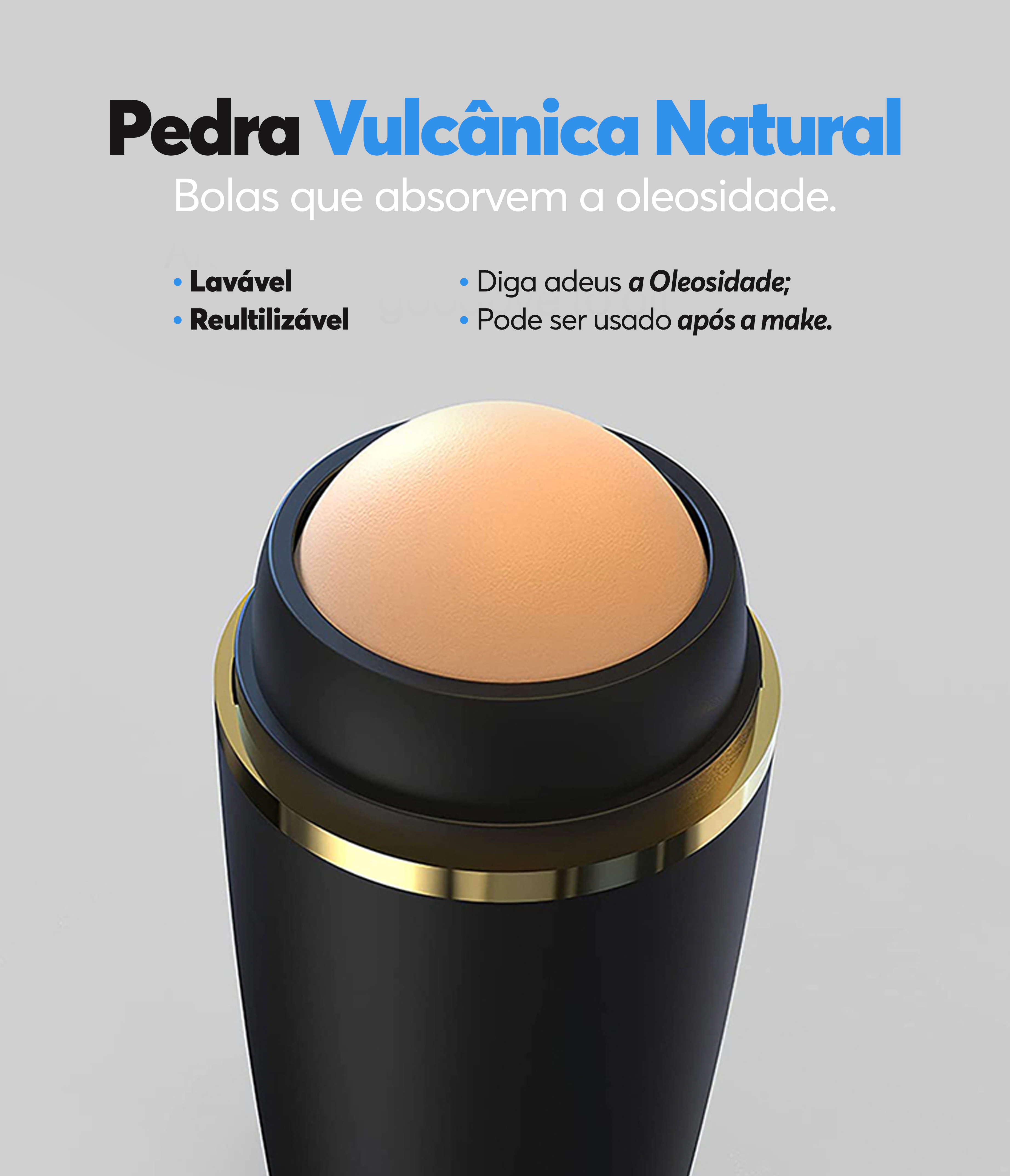 Bastão ClearSkin Volcanic Roller