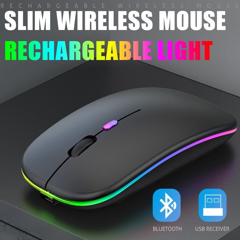 Mouse Bluetooth Com LED