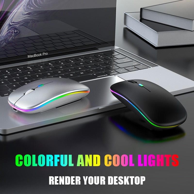 Mouse Bluetooth Com LED