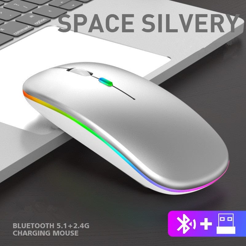 Mouse Bluetooth Com LED