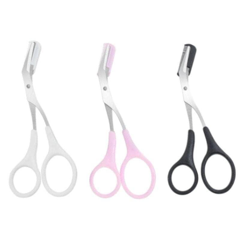 Tesoura Modeladora de Sobrancelhas Sharp Cut® Saúde e beleza 001 - tesoura de sobrancelha SelectPink 3 Unidades 